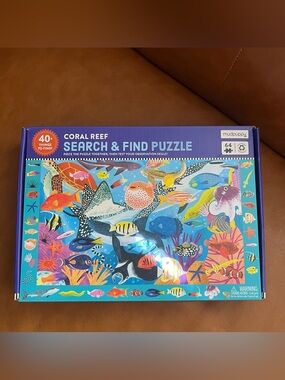 Mudpuppy Coral Reef - 64 Piece Search & Find Puzzle Ages 4+ New in box